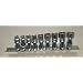 Genius 9pc 1/4" Drive Metric Shallow Universal Swivel Hand Sockets