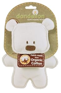 Dandelion Classic Organic Toy Crinkle Bear