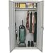 Best Metal Cabinets Office Wardrobe Closet - 36in.W x 24in.D x 72in.H, Gray, Model# AFSR3624-GREY