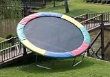13.5 Foot Magic Circle Round Trampoline With Deluxe Pads