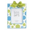 Dashing Dots Light Blue and Green Dot Ceramic Picture Frame