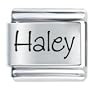 Name Haley Italian Charms