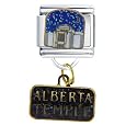 Mormon Temple Alberta, Bc, Canada Italian Charms Bracelet Link
