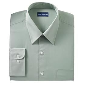 John Ashford Dress Shirt, Solid Poplin