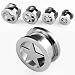 Voodoo Piercings- Body Jewellery-Flesh-Plug-Tunnel-Star-12mm