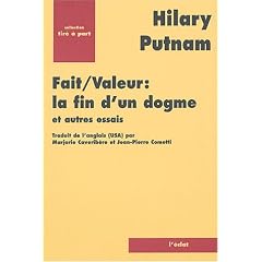 Fait/Valeur : la fin d'un dogme et autres essais