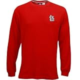 St Louis Cardinals Red Varsity Long Sleeve Thermal Top
