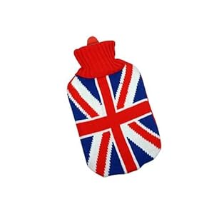 Bouillotte avec drapeau anglais Union Jack Bouillotte avec le drapeau anglais Union Jack