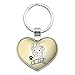 I Love My Pit Bull Heart Love Metal Keychain Key Chain Ring