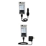 Essential Kit for the Sony Clie NR60 - includes Car and Wall Charger with Rapid Charge Technology - Gomadic Brand w/ TipExchange Technology