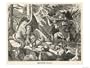 The Elderly Beowulf Finally Dies after an Encounter with a Dragon Art Giclee Poster Print, 24x18