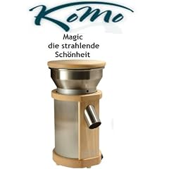Getreidem�hle, Komo Magic, Korund Keramik Mahlsteine 75mm, ca. 100g/min Vollkornmehl, 250 Watt Starkere Industrie Motor, 70 db Leise bei feinem Dinkel, Getreidem�hlen Elektrisch