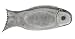Arthur Court 25-Inch Jade Eye Fish Tray