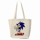 Tote Satchel Bag (2-Sided) of Sonic the Hedgehog Thumbs Up