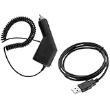 GTMax Rapid Car Charger + USB Data Cable for AT&T LG Encore GT550