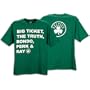 Celtics Unk Men's NBA Line-Up Tee ( sz. M, Green : Celtics )