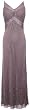 Beaded Chiffon Prom Gown Long Holiday Party Formal Cocktail Dress Bridesmaid