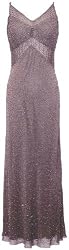 Beaded Chiffon Prom Gown Long Holiday Party Formal Cocktail Dress Bridesmaid