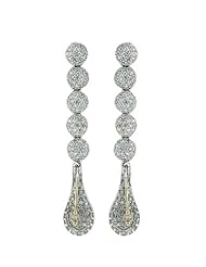 Effy Jewlery Two Tone 18K Gold Diamond Earrings, 1.80 TCW