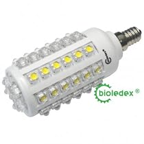 BIOLEDEX&reg; SuperFlux LED Birne E14 mit 645 Lumen Warmweiss (507) - Premium LED Spot E 14 Hochvolt - so hell wie 60 Watt Gl&uuml;hbirne