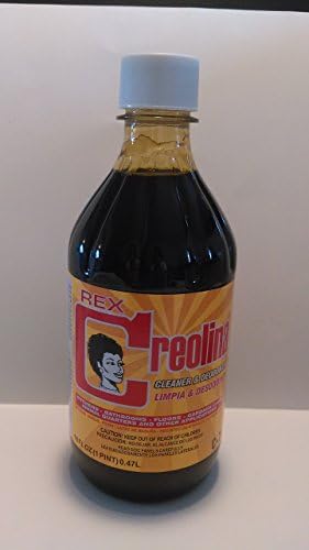 Animal Quarters Cleaner Odor Remover CREOLINA Coal Tar Deodorant 16oz. Bottle