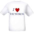 I LOVE VICTORIA - Name-series - White T-shirt