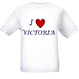 I LOVE VICTORIA - Name-series - White T-shirt