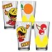Retro Pac Man Video Game Drinking Glasses (Set/4)