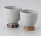 春風湯呑（大・小セット）　　【千茶 美濃焼】