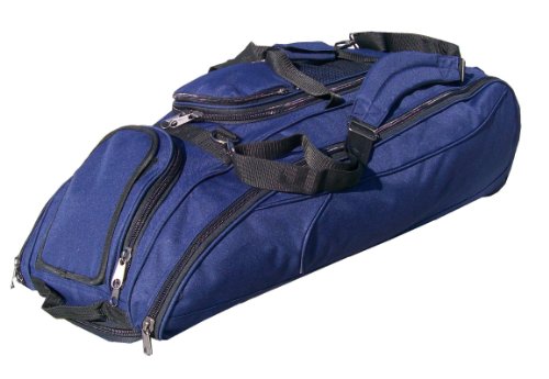 Navy Blue Cobra Softball Baseball Bat Equipment Roller Bag