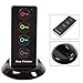 ETvalley Wireless Key Item Finder Locator with LED Flashlight and Remote Base 1 RF Transmitter 4 Receiver for Keys