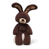 Gund Easter Fuzzy Bunny Chocolate 18 Plush