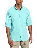 Columbia Mens Tamiami II LS Shirt,GULF STREAM,L