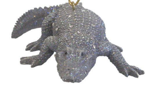 December Diamonds Zoology Alligator Ornament-Rhinestones Sparkle!- Discontinued Valuable Limited Edition!!!