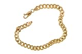 10K Yellow Gold Curb Link Bracelet