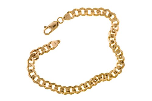 10K Yellow Gold Curb Link Bracelet