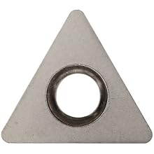 Sandvik Coromant Uncoated Carbide Turning Insert, SM30 Grade, Triangle Shape, Flat Top Chip Breaker, 22 Insert Size, 0.1875" Thickness (Pack Of 10)