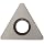 Sandvik Coromant Uncoated Carbide Turning Insert, SM30 Grade, Triangle Shape, Flat Top Chip Breaker, 22 Insert Size, 0.1875" Thickness (Pack Of 10)