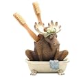Taking Care Of Business Toothbrush Holder - Multicolor