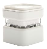 Zak Designs Square Stacking Salt Mill, White
