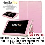 FINTIE(TM) PU Leather Folio Case Cover for Amazon Kindle Fire 7" Tablet With Stand - Baby Pink FINTIE(TM) PU Leather Folio Case Cover for Amazon Kindle Fire 7" Tablet With Stand - Baby Pink