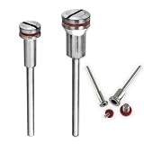 Buy 2pc 1 8-Shank Mandrel Set - For 1 8 & 1 4 Wheel Disc Arbor Holes - Fits Dremel by Pro Tools