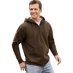 Anvil 8 oz. Organic Cotton / Recycled Polyester Full-Zip Hoodie