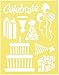 Darice 30018433 8.5X11 Stencil Celebrate Party