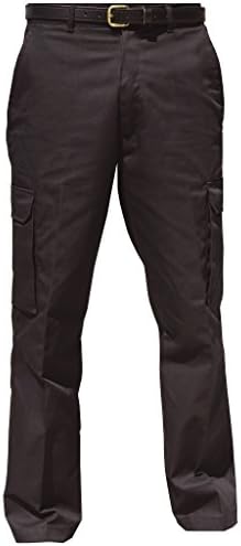 Harbour Lights Mens Cargo Workwear Trousers (42/L) (Black)