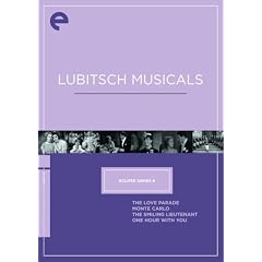 Eclipse Series 8 - Lubitsch Musicals (The Love Parade   The Smiling Lieutenant   One Hour with... by 