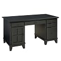 Arts and Crafts Pedestal Desk - Ebony