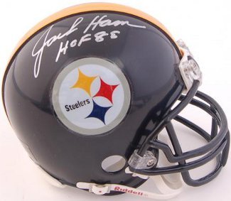 Jack Ham Signed Steelers Mini Helmet - HOF 88