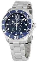 Tag Heuer Men s CAN1011BA0821 Aquaracer Blue Dial Watch