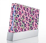 Pink Leopard Print Skin for Nintendo Wii Console